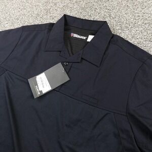 NEW Blauer Polo Shirt Mens XL Navy Blue Armorskin Base Short Sleeve Uniform Work